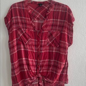 Torrid blouse 👚 red blue and white